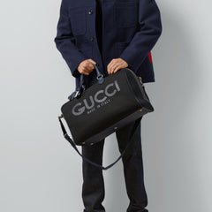 Large Duffle Bag With Gucci Print