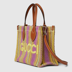 Small Tote Bag With Gucci Patch