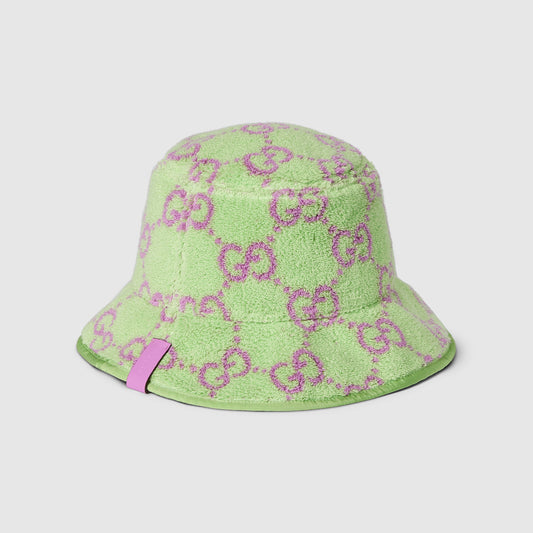 GG Terrycloth Jacquard Bucket Hat