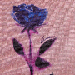 Floral Print Fine Wool Silk Top