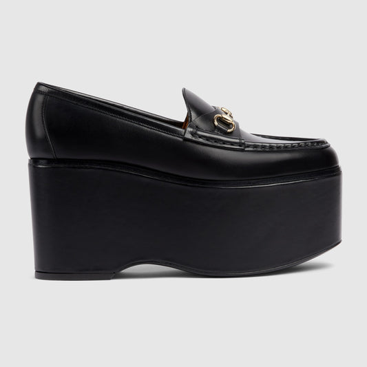 Women's Gucci Horsebit Platform Loafer