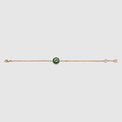 Gucci Interlocking 18k Chain Bracelet