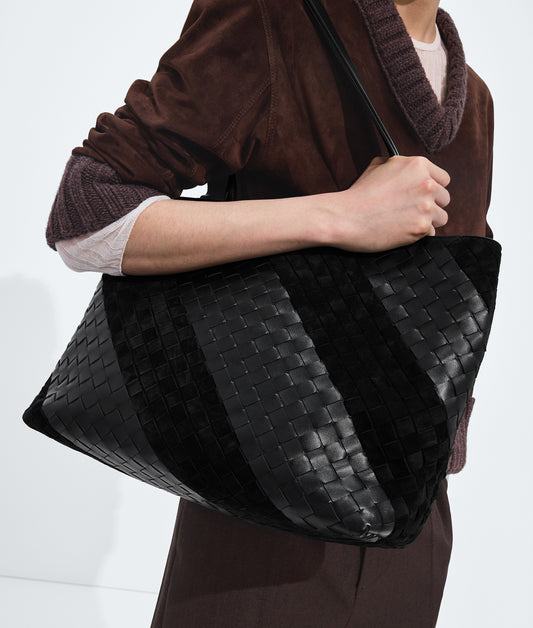 Small Intrecciato Zipped Tote