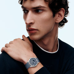 Tambour Taiko Spin Time, Automatic, 39.5mm, White Gold