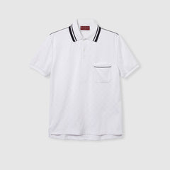 GG Nylon And Cotton Polo Shirt