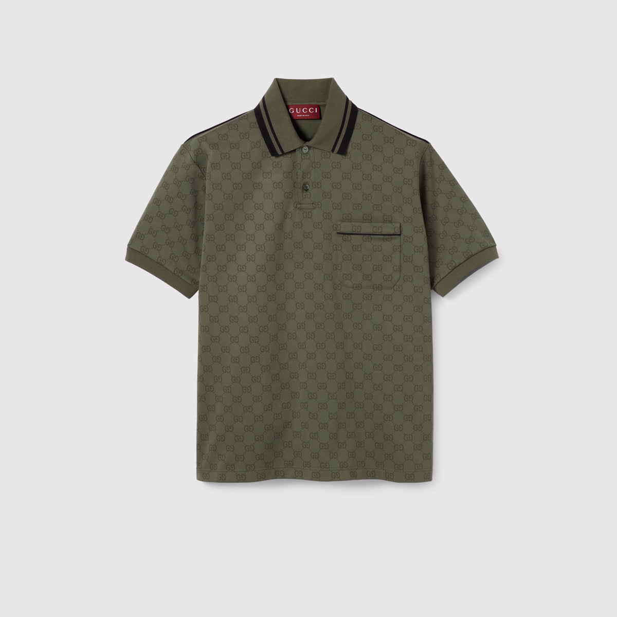 GG Nylon And Cotton Polo Shirt