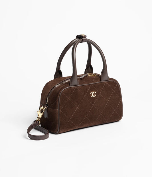 Clutch with Leather Strap