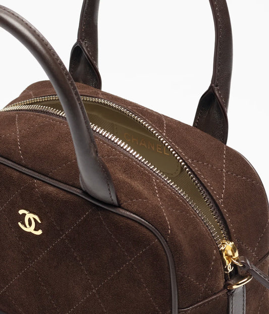 Clutch with Leather Strap