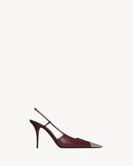 Jeanne Slingback Pumps In Smooth Leather