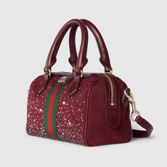 Ophidia Crystals Small Boston Bag