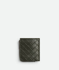 Intrecciato Stamp Bi-Fold Wallet
