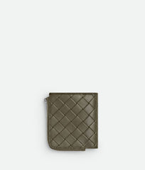 Intrecciato Stamp Bi-Fold Wallet
