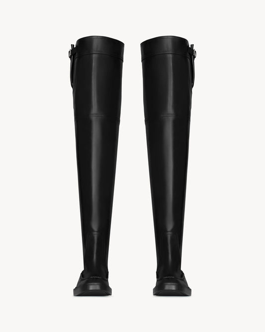 Joe Over-The-Knee Boots In Smooth Leather