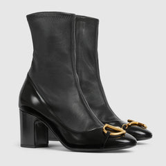Women's Ankle Boot With Half Horsebit