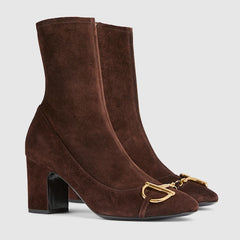 Women's Ankle Boot With Half Horsebit