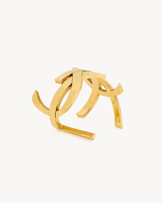 Cassandre Cuff In Metal