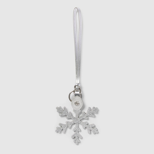 Snowflake-Shaped Bag Charm