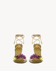 Mon Chéri Sandals In Suede And Rhinestones