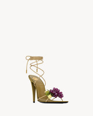 Mon Chéri Sandals In Suede And Rhinestones