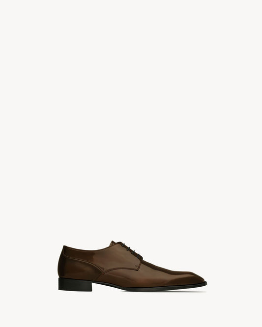 Stanton Derbies In Glazed Leather