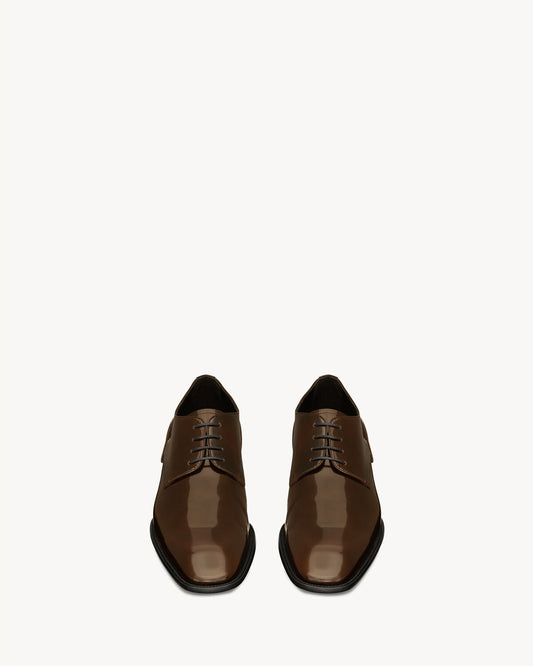 Stanton Derbies In Glazed Leather