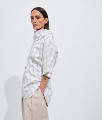 Soft Wool Check Top