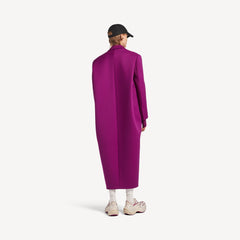 Women's Long Sack Coat In Violet