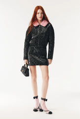 Mesh & Grosgrain Short Boots