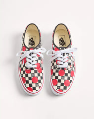 Valentino Garavani And Vans Low-Top Trainer In Fabric With Vlogo Checkerboard Print And Polka Dot Detail