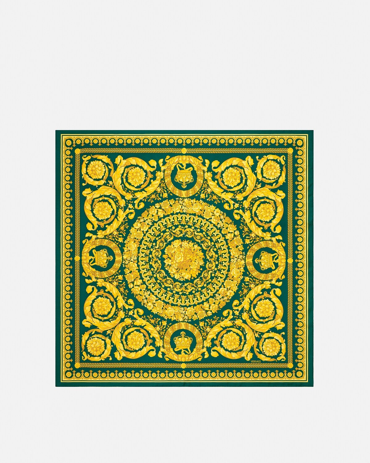 Printed Silk Twill Scarf 90 cm