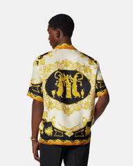 Printed Silk Twill Regular Shirt
