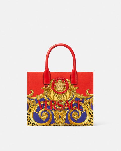 K*J様 （博物館級）VERSACE メデューサバッグ （ダイアナバッグ） Cheetah Barocco La Medusa Small Tote Bag – Lux Afrique Boutique