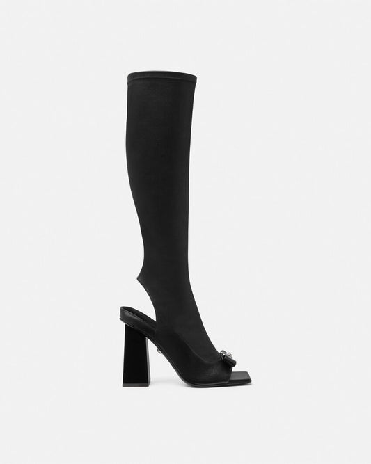 Gianni Ribbon Open Knee-high Boots