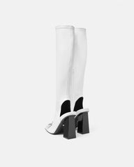 Gianni Ribbon Open Knee-high Boots