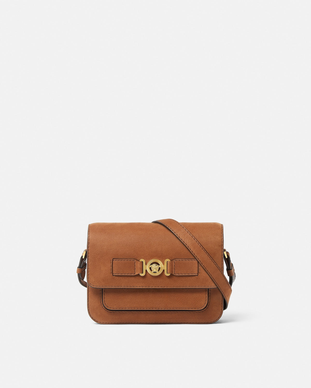 Medusa Biggie Nabuck Messenger Bag