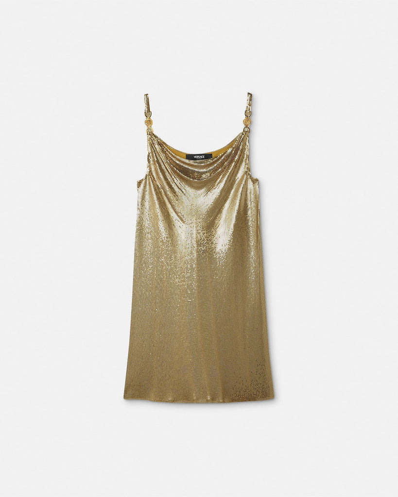 Metal Mesh Slip Mini Dress – Lux Afrique Boutique