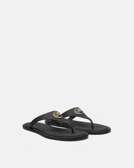 Alia Rubber Flat Sandals