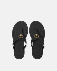Alia Rubber Flat Sandals