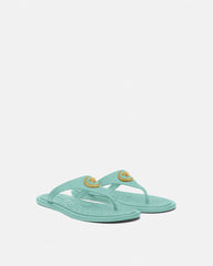 Alia Rubber Flat Sandals