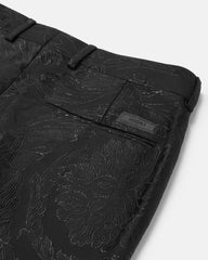 Barocco Jacquard Wool-Blend Formal Trousers