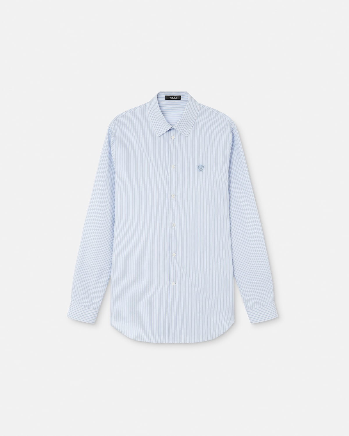 Striped Cotton-Poplin Slim Shirt