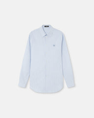 Striped Cotton-Poplin Slim Shirt