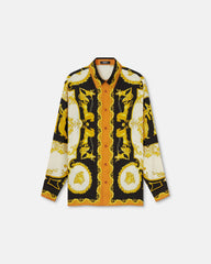 Printed Silk Twill Regular Shirt