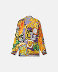 Printed Silk Twill Regular Shirt