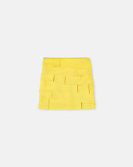 Envers-Satin Fitted Mini Skirt