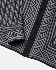 Printed Silk Twill Slim Shirt