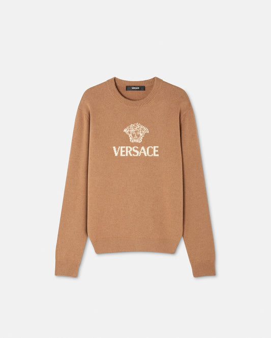 Intarsia Cashmere Knit Jumper