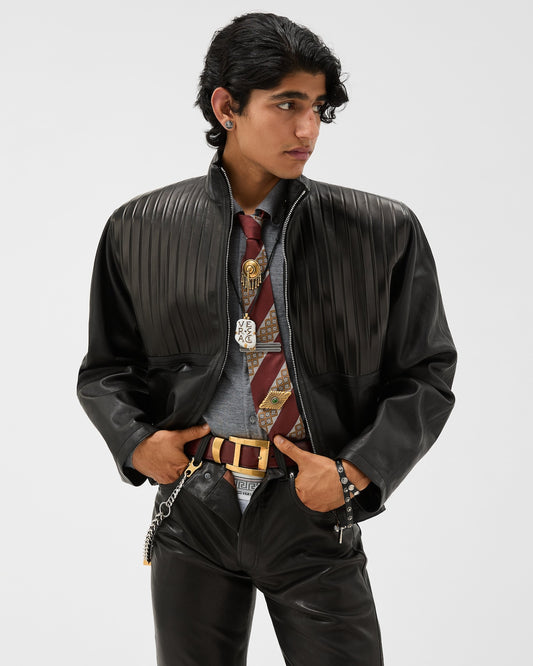 Leather Blouson