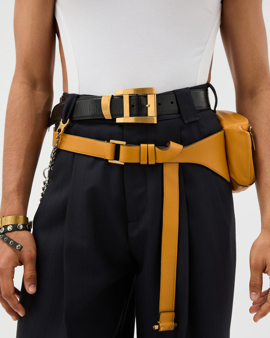 Leather Belt 4 cm