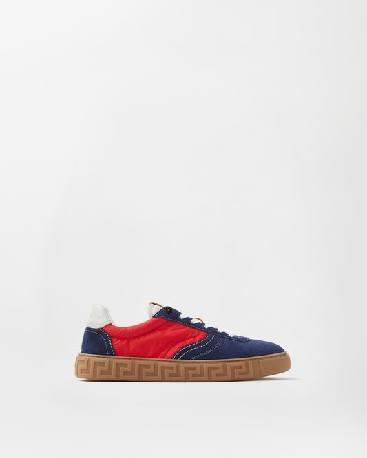 Greca Suede & Nylon Trainers